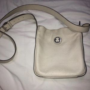 Authentic tous off white crossbody